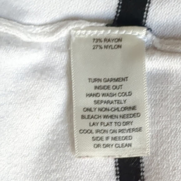 White Clear Beige Lace Short Sleeve Top.  Size M. - Picture 2 of 11